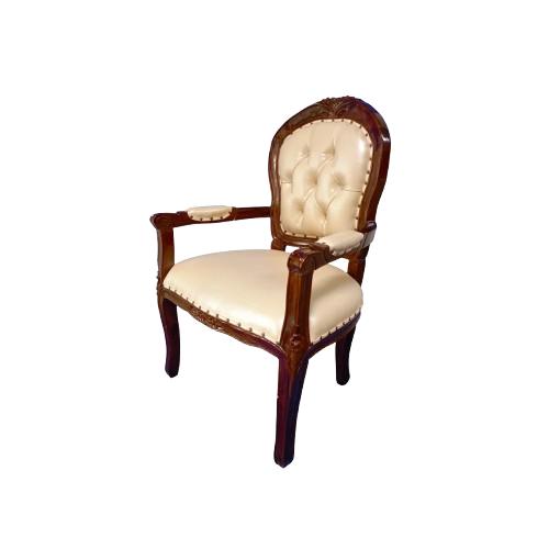 Kursi Arm Chair Oval Coklat