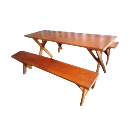 Meja Taman SET 180cm