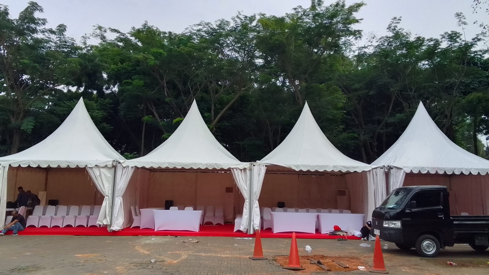 Sewa Tenda Sarnavil di Taman Potret Kota Tangerang